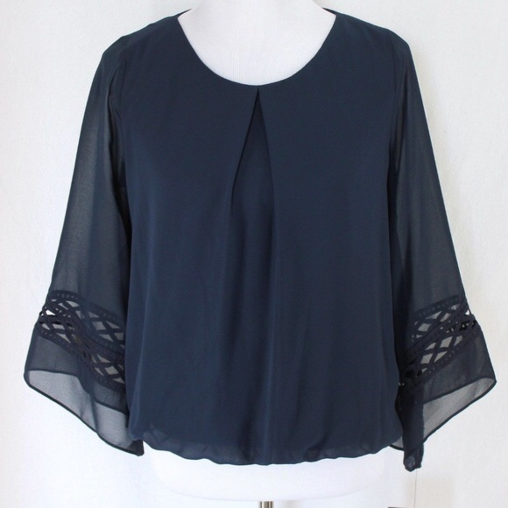 Navy blue blouse